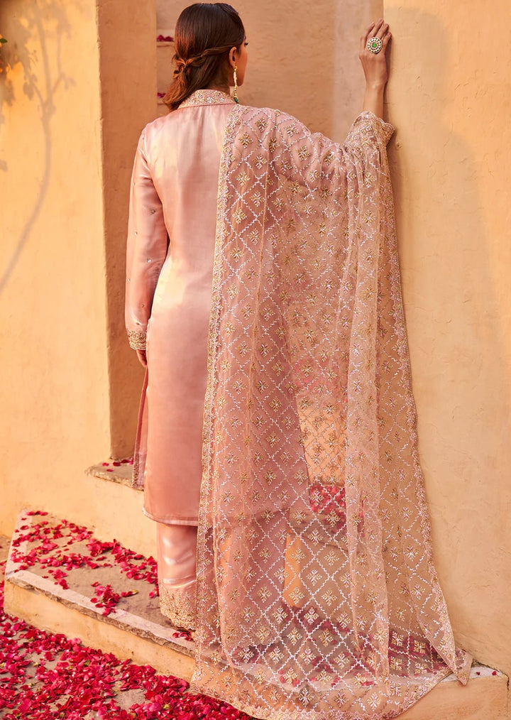 Bina Palazzo Suit in Blush Pink
