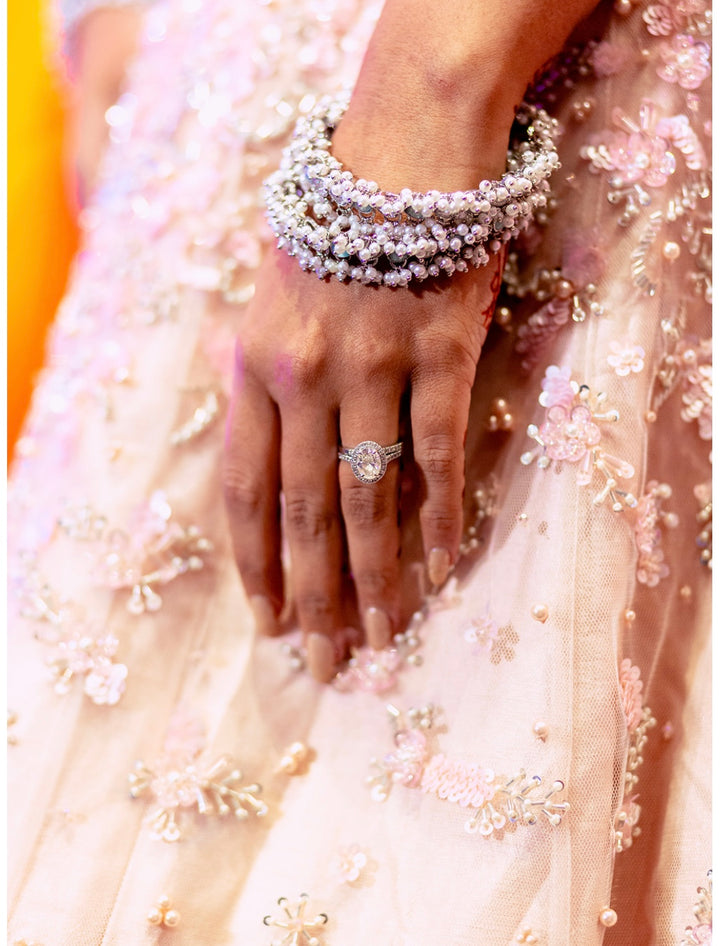 Ejaaz Lehenga in Pink - Khayal Custom Design